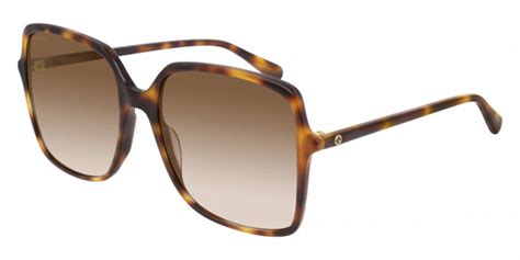 Gucci™ GG0544S 002 57 Havana Sunglasses 